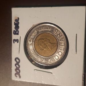 4 for $15  Rare 2000 3 bears C toonie